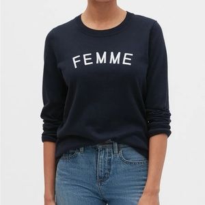 Banana Republic Navy Femme Sweater